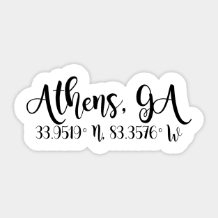 Athens, GA Sticker